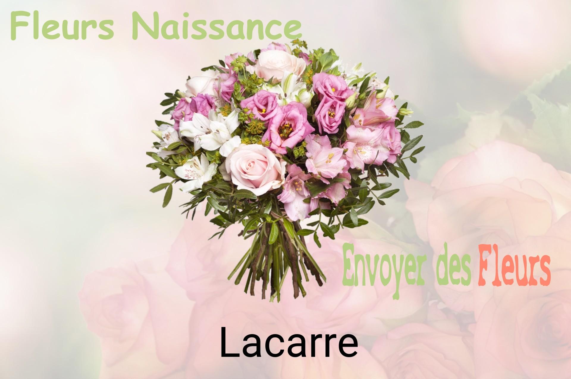 Bouquet de fleurs de naissance livré à Lacarre